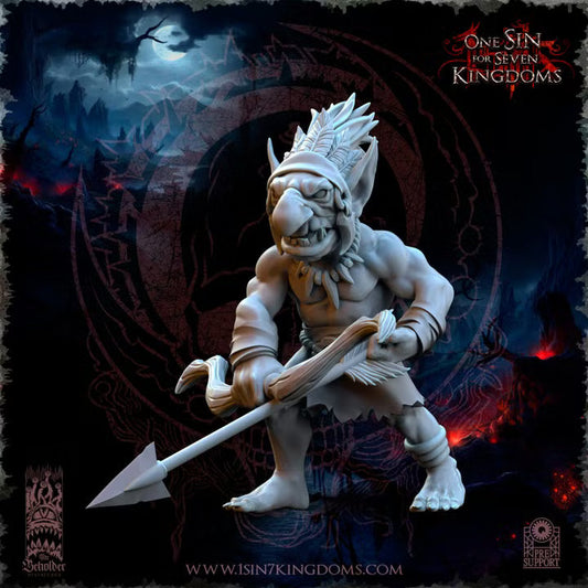 Gobelins de la jungle — modèle 2 — rendu original The Beholder Miniatures