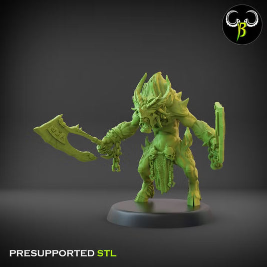 Pillards à boucliers — champion — ClayBeastCreation