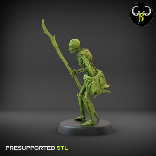 Squelettes de chair — fleshskeletonlance4-1 — rendu ClayBeastCreation, socle non inclus