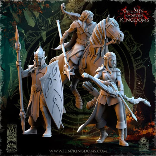Trio découverte — Elfes Evergreen — 3 figurines