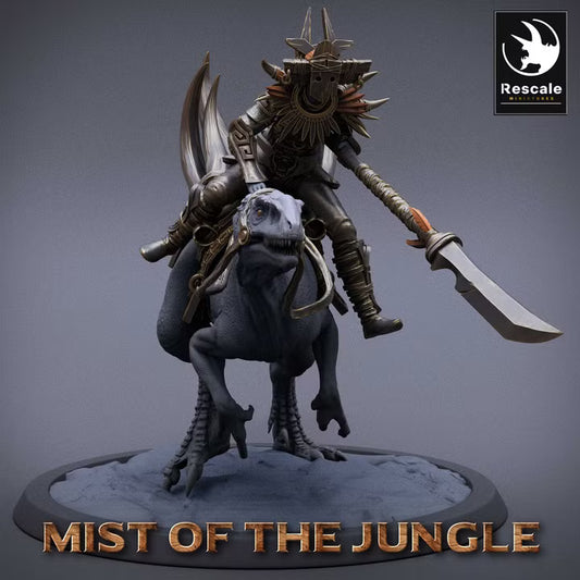Chevaucheuses amazones sur raptors — Rescale Miniatures
