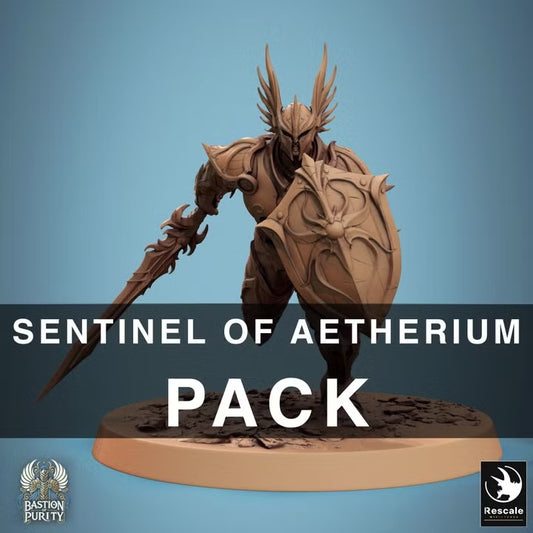 Sentinelles d’Aetherium — visuel original Rescale Miniatures