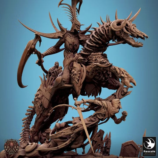 Velkaran, cavalier spectral — visuel original Rescale Miniatures