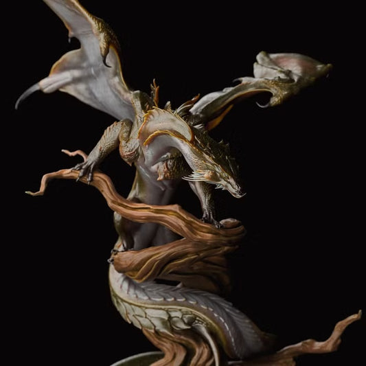 Dragon vert — sculpture 2024 — visuel original Rescale Miniatures
