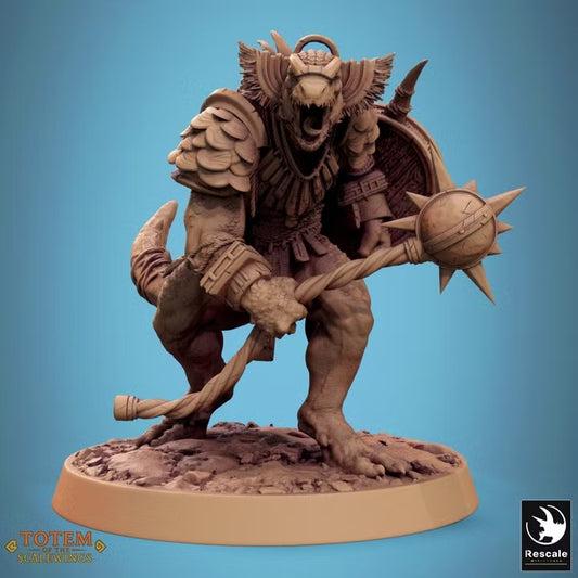 Élite Warfang hommes-lézards — visuel original Rescale Miniatures