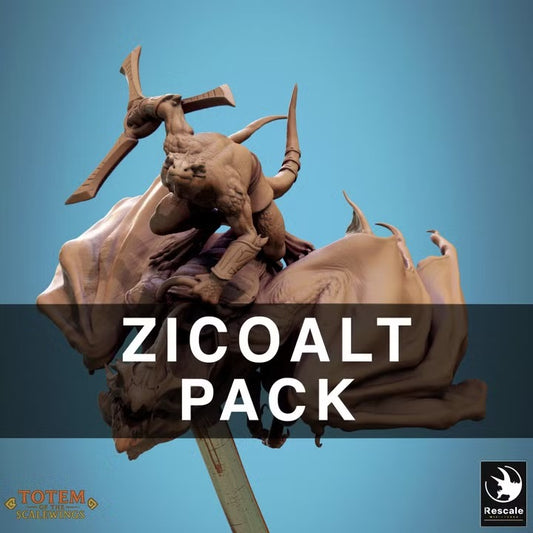Chevaucheurs Zicoalt — rendu du créateur