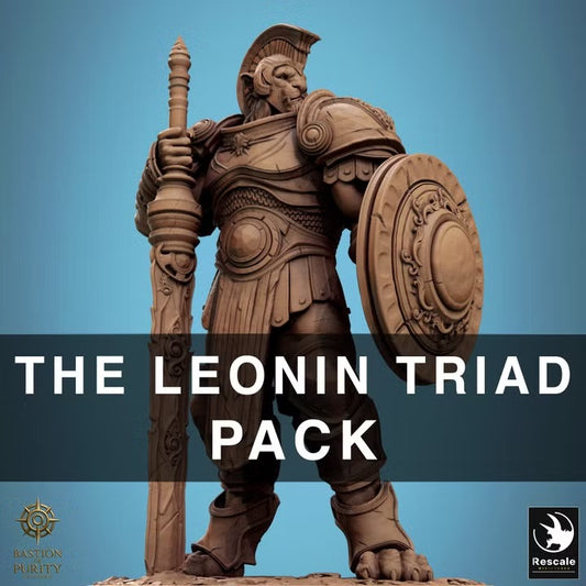 Triade léonine — rendu du créateur