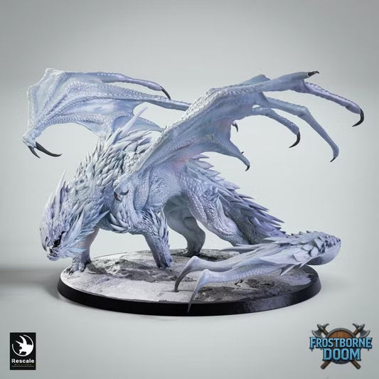 Dragon blanc — sculpture 2024 — rendu du créateur
