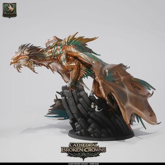 Dragon de bronze ancien — rendu du créateur