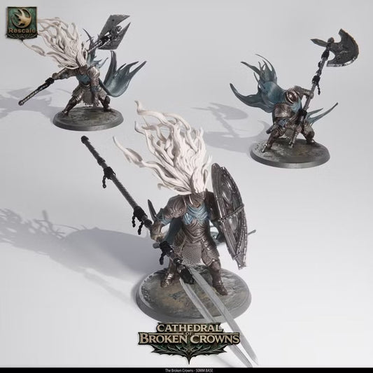Couronnes brisées — rendu original Rescale Miniatures