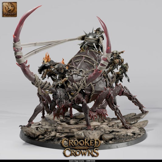 Mille-pattes de siège gobelin — rendu original Rescale Miniatures