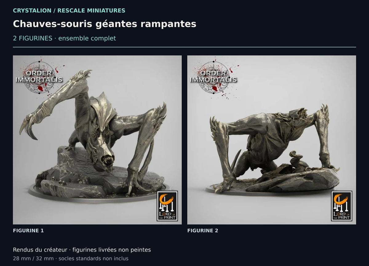 Chauves-souris géantes rampantes