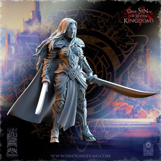 Lyriel, capitaine de Silvermoor — rendu du créateur