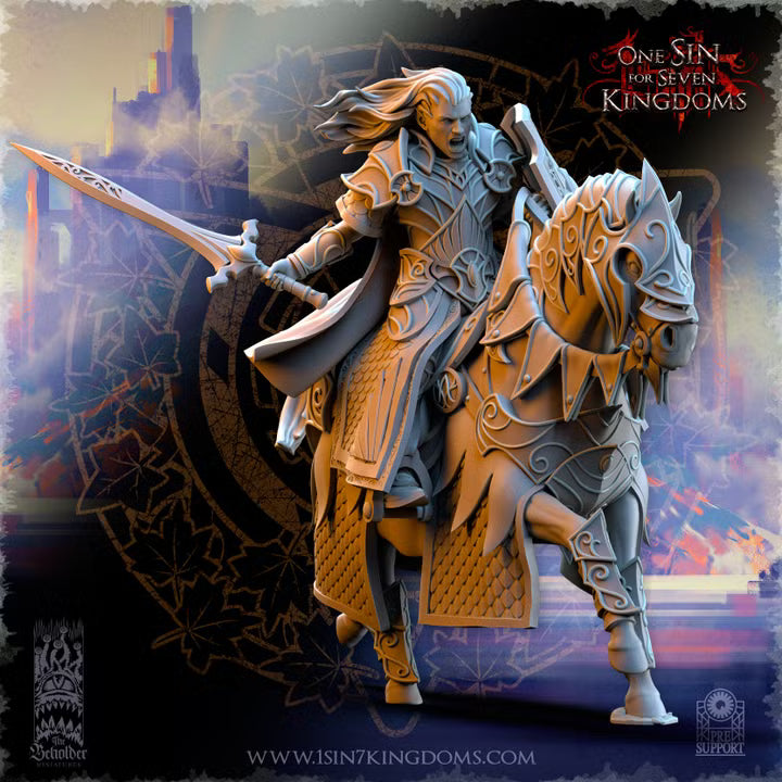 Polomhir, commandant à cheval