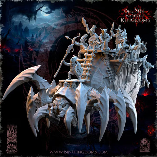 Araignée béhémoth des gobelins — rendu du créateur