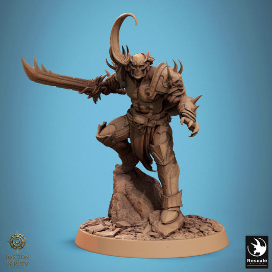 Légion forgée en enfer — epee-guard — rendu original Rescale Miniatures ; un modèle de référence, pas un lot complet.