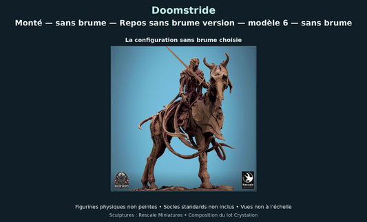Doomstride — Monté — sans brume — Repos sans brume version — modèle 6 — sans brume