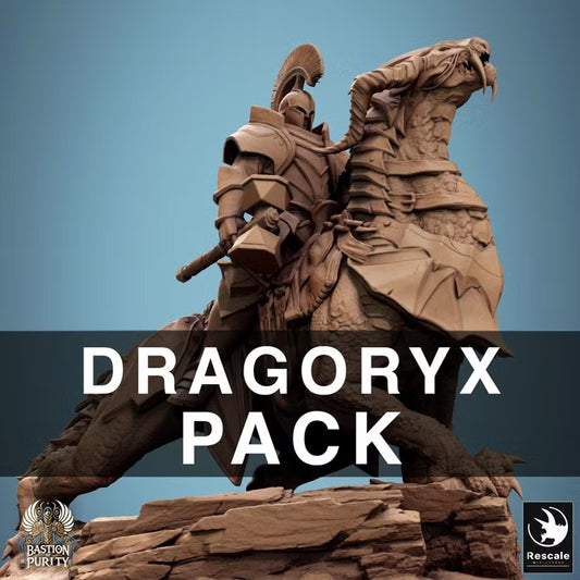 Chevaucheurs Dragoryx — visuel original Rescale Miniatures