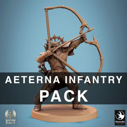 Infanterie Aeterna — visuel original Rescale Miniatures