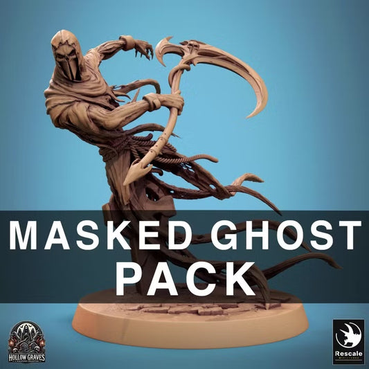 Fantômes masqués — visuel original Rescale Miniatures