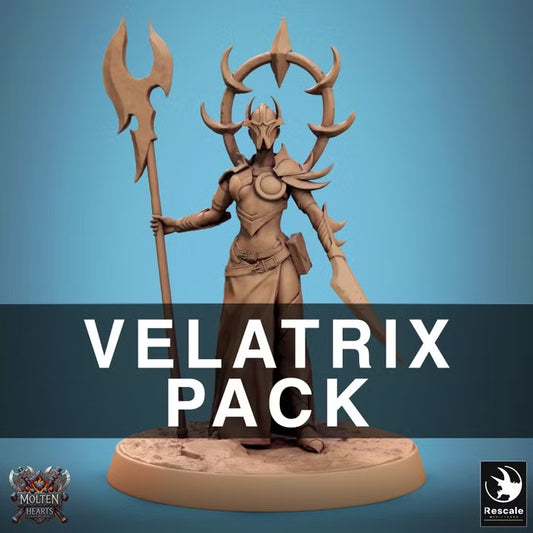 Guerrières Velatrix — visuel original Rescale Miniatures