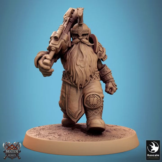 Guerriers nains — visuel original Rescale Miniatures
