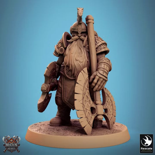 Guerriers nains — visuel original Rescale Miniatures