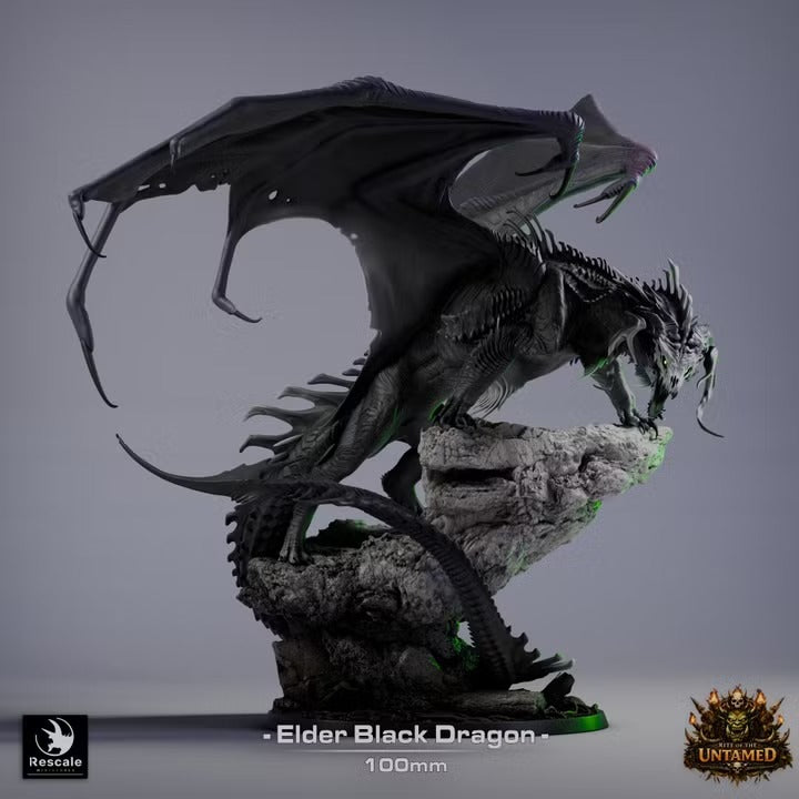 Dragon noir ancien