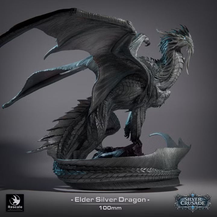 Dragon d’argent ancien