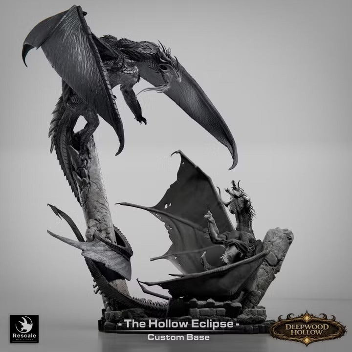 Éclipse creuse — bataille de dragons