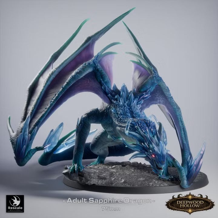 Dragon de saphir adulte