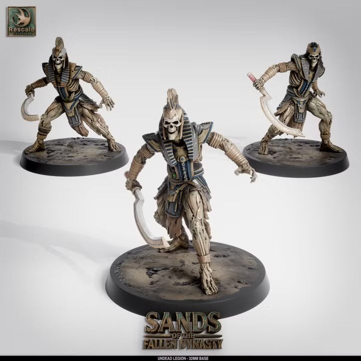 Épéistes morts-vivants — lots de 3 ou 10 figurines