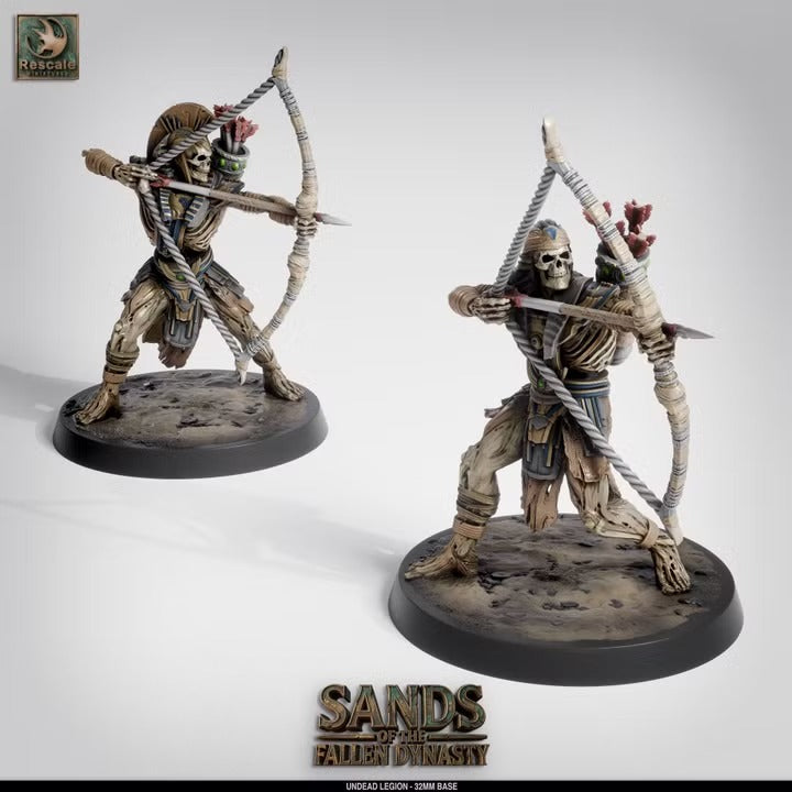 Archers morts-vivants — lots de 2 ou 10 figurines