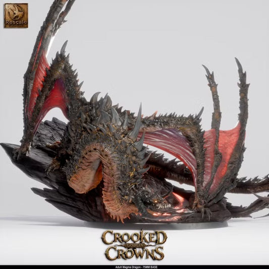 Dragon de magma adulte — rendu original Rescale Miniatures