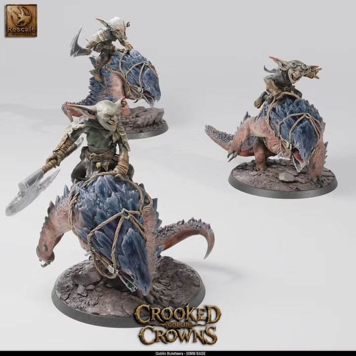 Chevaucheurs gobelins sur bulettes
