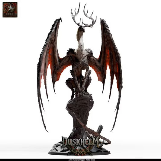 Dragon vampirique adulte — rendu original Rescale Miniatures