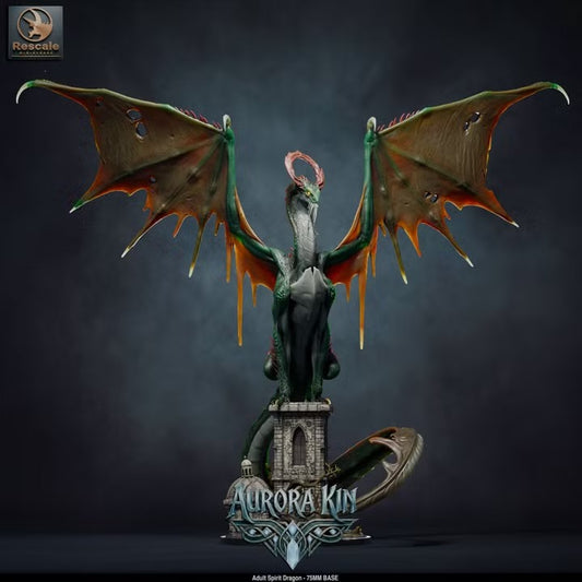 Dragon spirituel adulte — rendu original Rescale Miniatures
