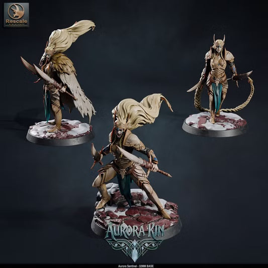 Sentinelles Aurora — rendu original Rescale Miniatures