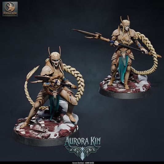 Sentinelles Aurora — rendu original Rescale Miniatures