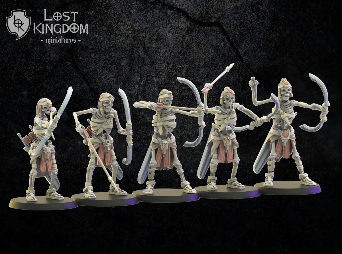 Archers squelettes des sables