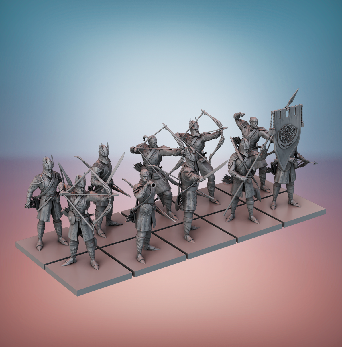 État-major — Archers elfes nobles