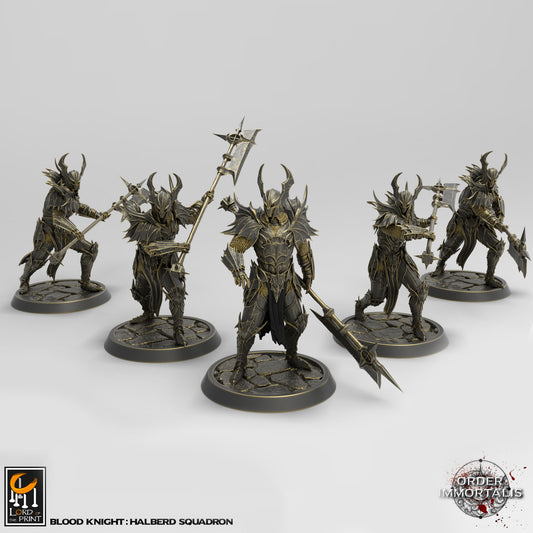 État-major — Chevaliers vampiriques — Hallebardes