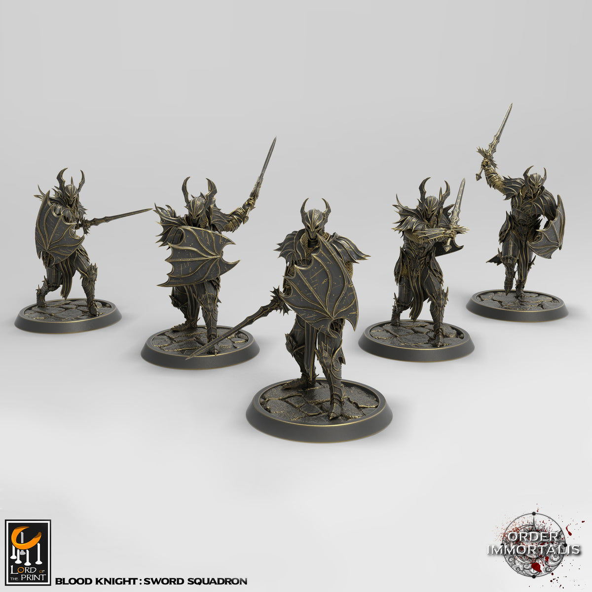 État-major — Chevaliers vampiriques — Épées et boucliers